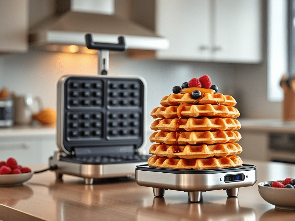 Breville BWM640XL 4-Slice Waffle&nbsp;Maker